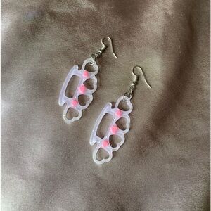 Brass Knuckle Earrings